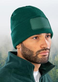 Recycled Double Knit Printers Beanie