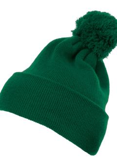 Cuffed Pom Pom Knit Beanie