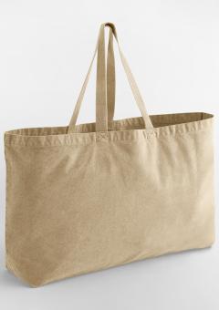 Garment Dyed Oversized Tote Bag