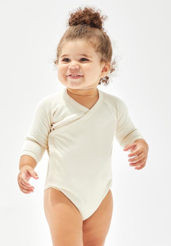 FR 07047 - Baby Long Sleeve Kimono Bodysuit