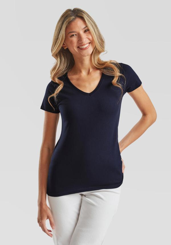 FR 12901 - Ladies Valueweight V-Neck T FR 12901 - Ladies Valueweight V-Neck T
