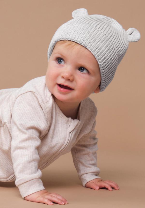 FR 15169 - Organic Baby Bear Beanie FR 15169 - Organic Baby Bear Beanie
