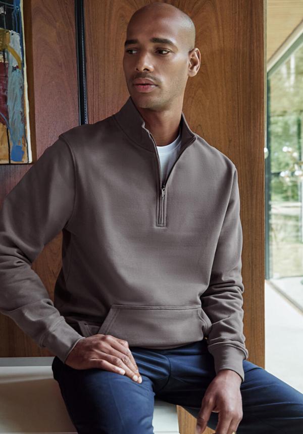 FR 21511 - 1/4 Zip Pique Sweatshirt FR 21511 - 1/4 Zip Pique Sweatshirt