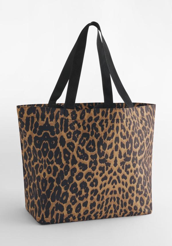 FR 31829 - Leopard Print Carryall Tote Bag FR 31829 - Leopard Print Carryall Tote Bag