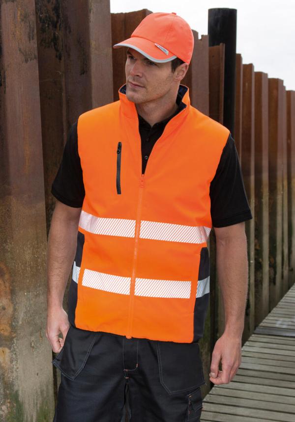 FR 87733 - Reversible Soft Padded Safety Gilet FR 87733 - Reversible Soft Padded Safety Gilet