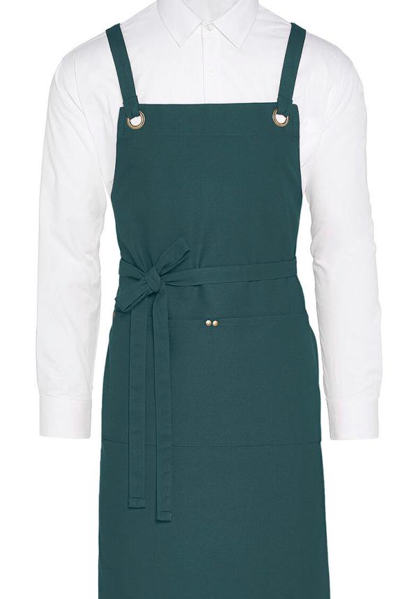 FR 96559 - PROVENCE - Crossover Eyelets Bib Apron with Pocket