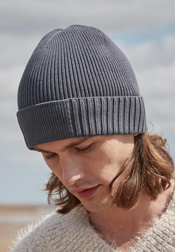 FR 98569 - Organic Cotton Engineered Patch Beanie FR 98569 - Organic Cotton Engineered Patch Beanie