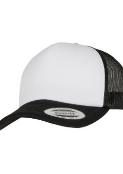 Classic Curved Foam Trucker Cap – White Front