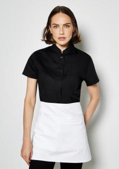 Women's Tailored Fit Mandarin Collar SSL