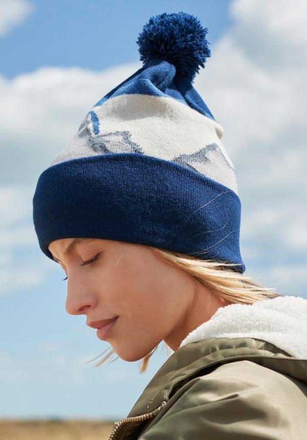 FR 11669 - Mountain Peaks Pom Pom Beanie FR 11669 - Mountain Peaks Pom Pom Beanie