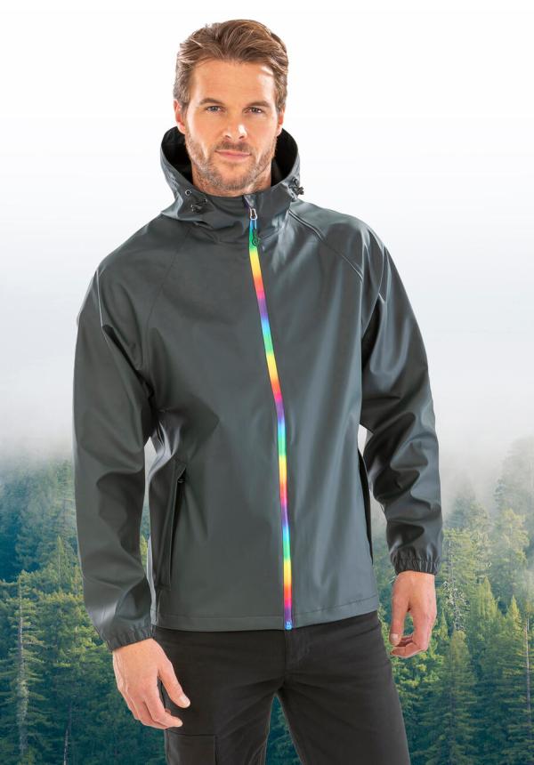 FR 21133 - Prism PU Waterproof Jacket with Recycled Backing FR 21133 - Prism PU Waterproof Jacket with Recycled Backing