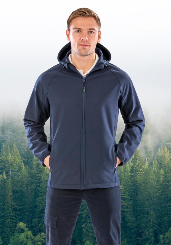 FR 21433 - Men's Recycled 3-Layer Hooded Softshell FR 21433 - Men's Recycled 3-Layer Hooded Softshell