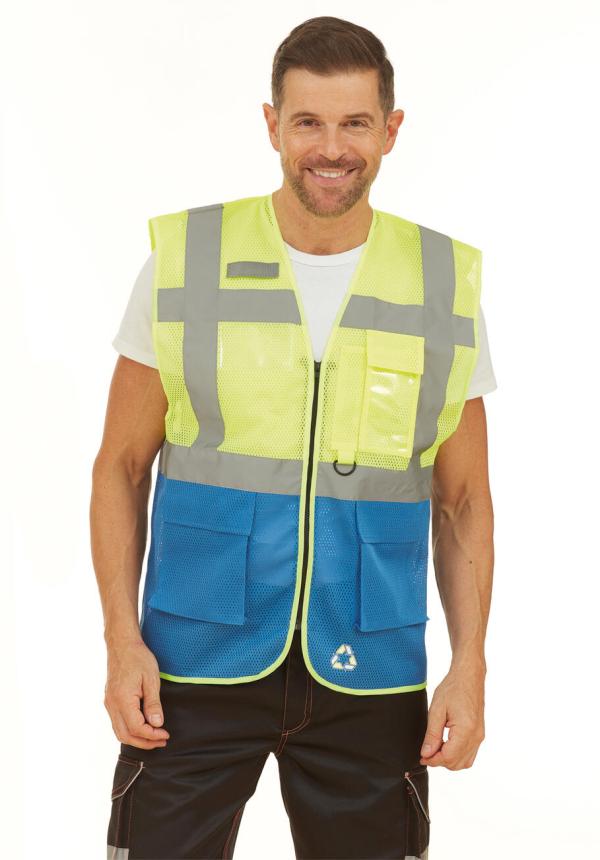 FR 42377 - Fluo Open Mesh Executive Waistcoat FR 42377 - Fluo Open Mesh Executive Waistcoat