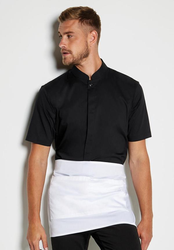 FR 74411 - Tailored Fit Mandarin Collar Shirt SSL FR 74411 - Tailored Fit Mandarin Collar Shirt SSL