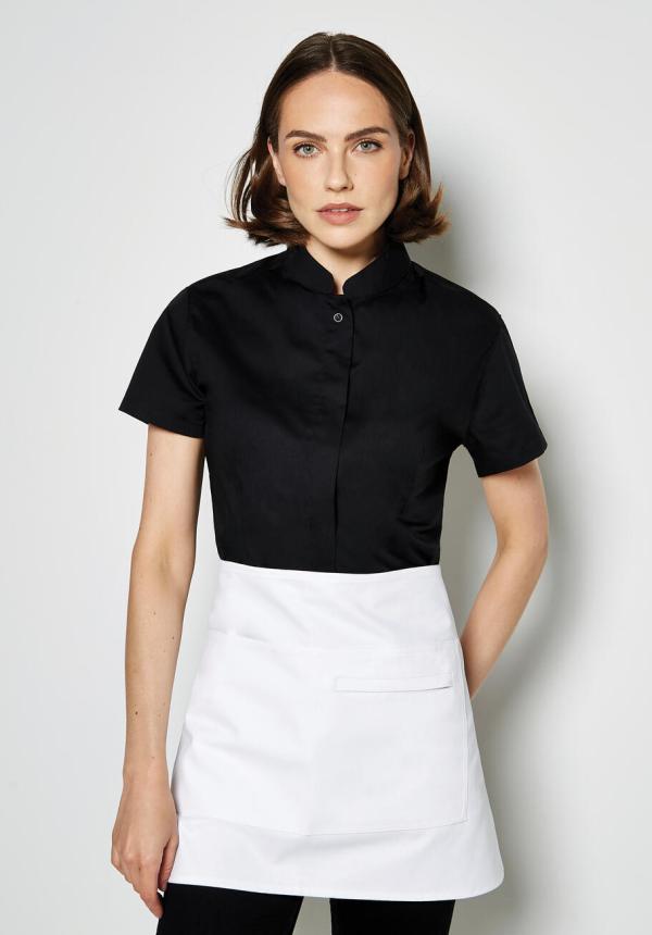 FR 74911 - Women's Tailored Fit Mandarin Collar SSL FR 74911 - Women's Tailored Fit Mandarin Collar SSL