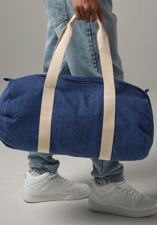 FR 91129 - Denim Barrel Bag FR 91129 - Denim Barrel Bag