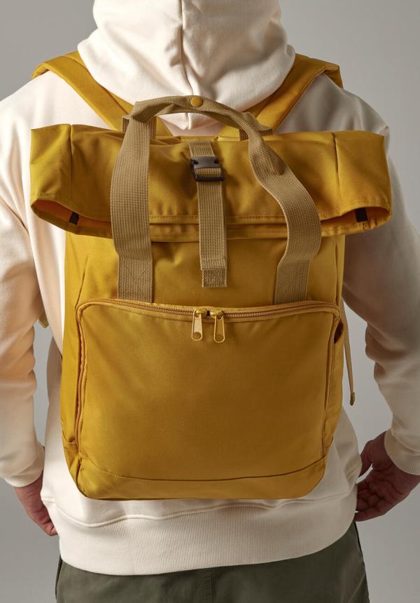 FR 95929 - Recycled Twin Handle Roll-Top Laptop Backpack FR 95929 - Recycled Twin Handle Roll-Top Laptop Backpack