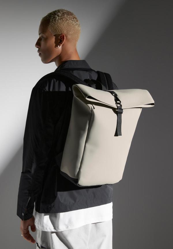 FR 97729 - Matte PU Rolltop Backpack FR 97729 - Matte PU Rolltop Backpack