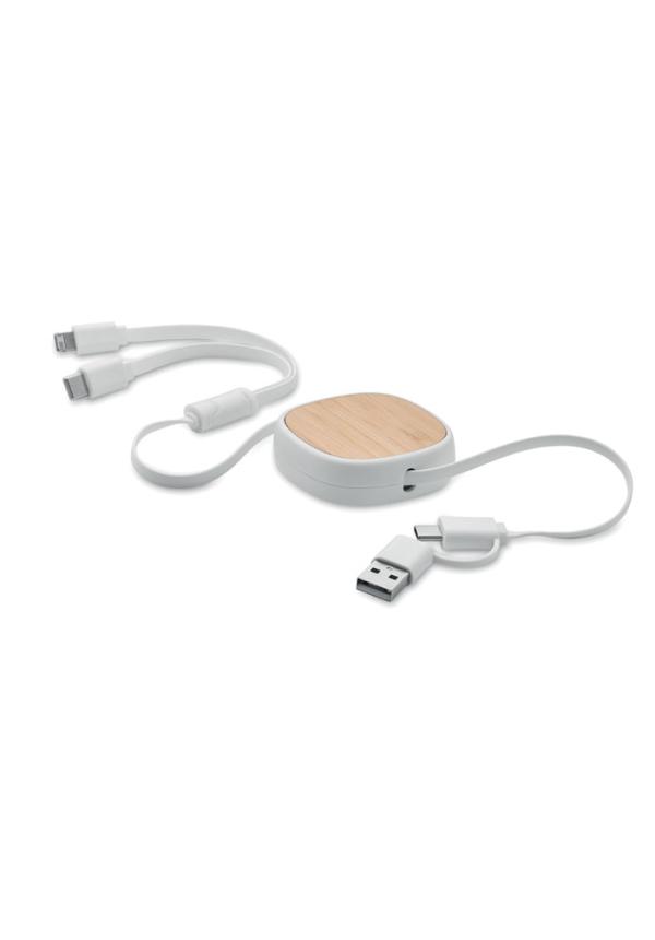 MO MO2146 - Visszahúzható USB töltőkábel