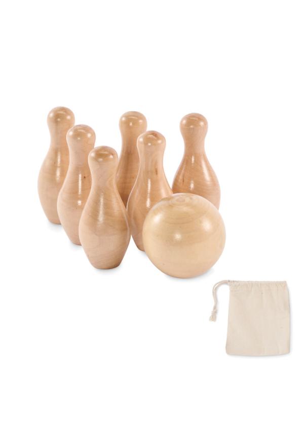 MO MO2434 - Mini fenyőfa bowling szett