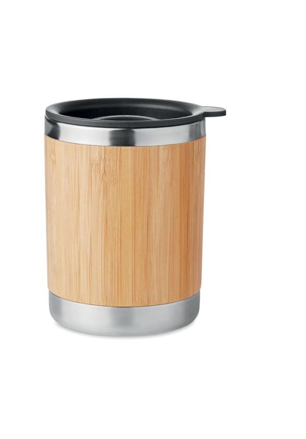 MO MO9937 - Bambusz borítású pohár, 250 ml MO MO9937 - Bambusz borítású pohár, 250 ml