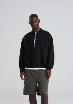SIGNATURE VASTAG BOMBER PULÓVER