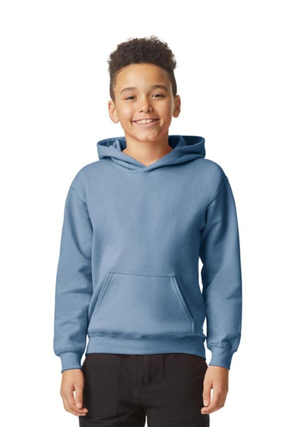 U GIBSF500 - SOFTSTYLE™ MIDWEIGHT GYERMEK KAPUCNIS PULÓVER