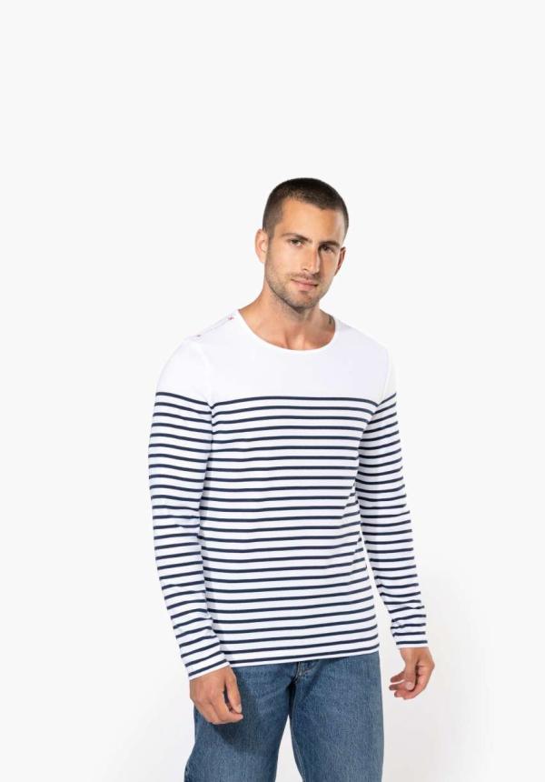 U KA366 - FÉRFI HOSSZÚ UJJÚ BRETON CSÍKOS FELSŐ