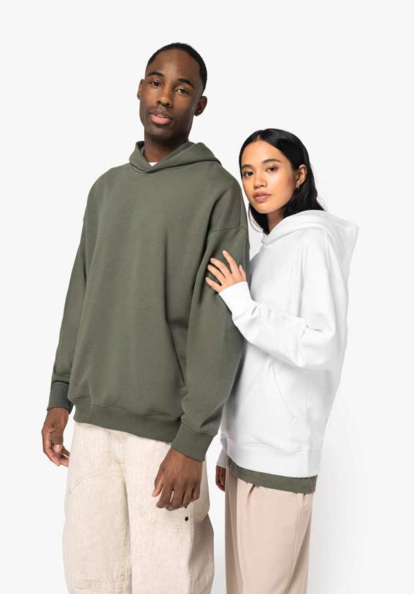 U NS408 - UNISZEX OVERSIZED KAPUCNIS PULÓVER U NS408 - UNISZEX OVERSIZED KAPUCNIS PULÓVER