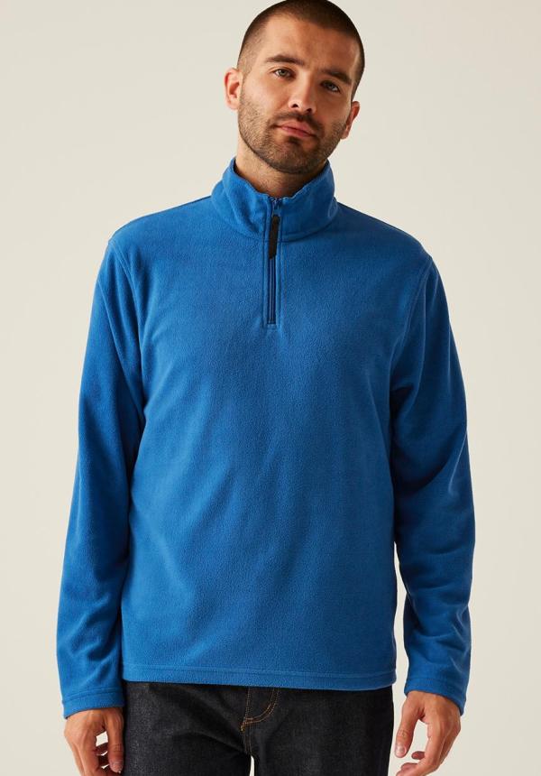 U RETRF549 - MICRO ZIP NECK FLEECE