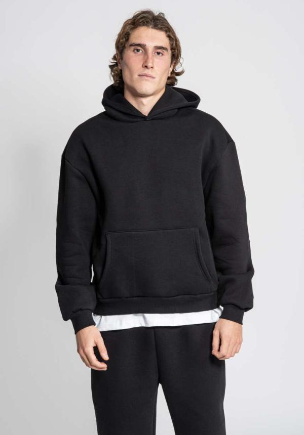 U VE889T - BOXY - SOFT KAPUCNIS PULÓVER