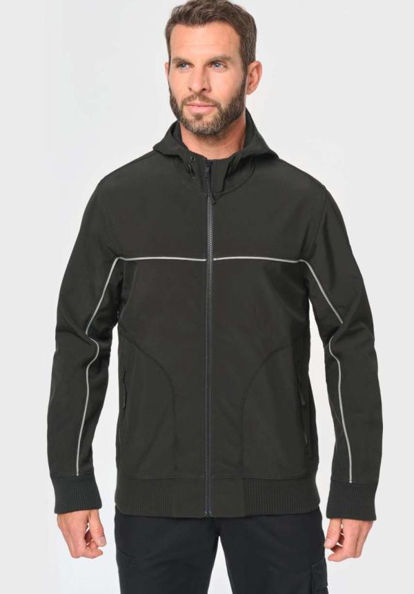 U WK450 - UNISZEX HÁROMRÉTEGŰ KÉT SZÍNŰ BIONIKUS BEVONATTAL ELLÁTOTT SOFTSHELL DZSEKI