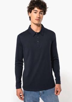 FÉRFI HOSSZÚ UJJÚ JERSEY GALLÉROS PÓLÓ FÉRFI HOSSZÚ UJJÚ JERSEY GALLÉROS PÓLÓ