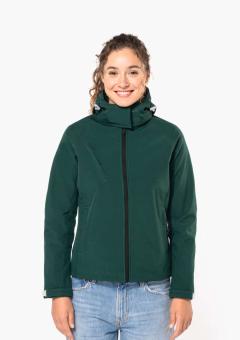 NŐI KAPUCNIS SOFTSHELL KABÁT