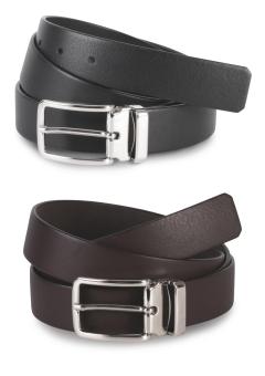 KLASSZIKUS TELJES ÉRTÉKŰ BŐRBŐL KÉSZÜLT ÖV - 30 MM SZÉLES