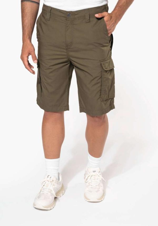 U KA755 - FÉRFI KÖNNYŰ SOKZSEBES BERMUDA SHORT