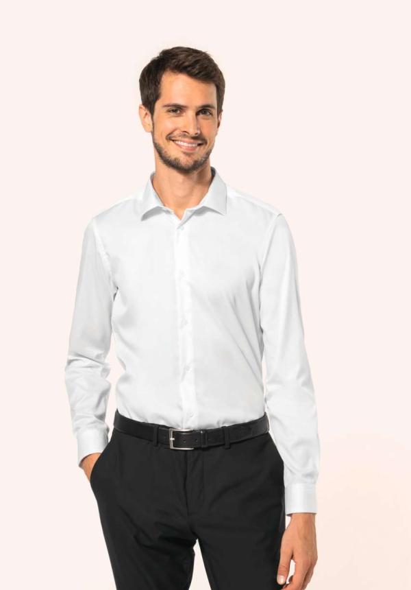 U PK506 - FÉRFI HOSSZÚ UJJÚ TWILL ING