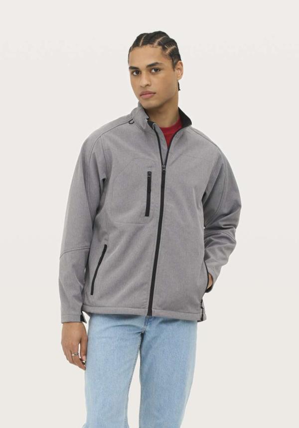 U SO46600 - SOL'S RELAX - FÉRFI SOFTSHELL CIPZÁRAS DZSEKI