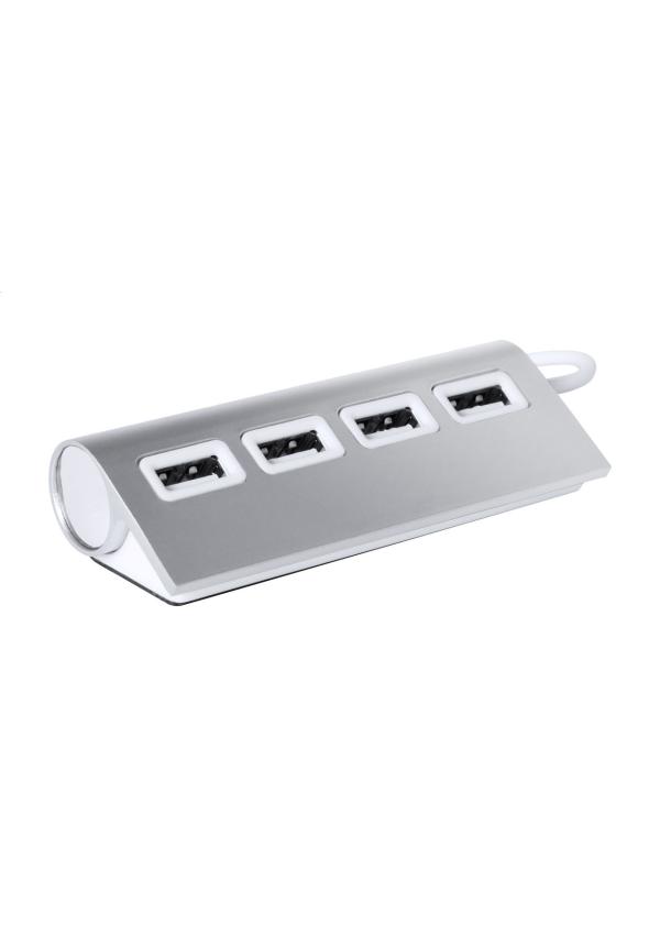 AP AP781137 - Wudge USB hub - Ezüst / Fehér