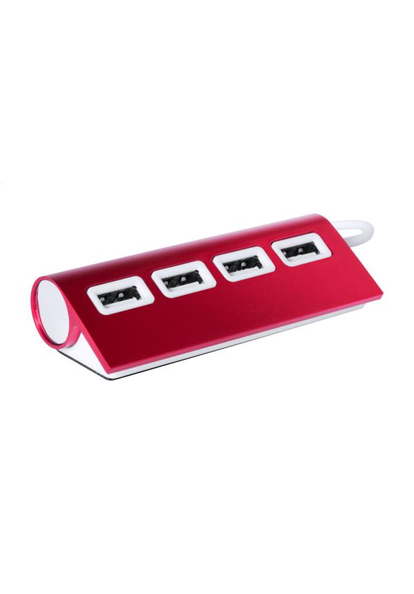 AP AP781137 - Wudge USB hub - Piros / Fehér