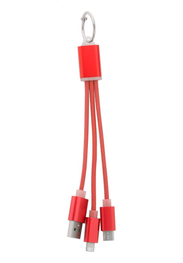 AP AP721102 - Scolt USB töltőkábel - Piros