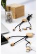 AP AP864068 - Cobbel Mini USB töltőkábel - Natúr / Fekete