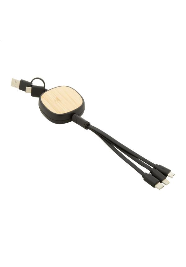 AP AP800521 - Rabsle USB töltőkábel - Fekete