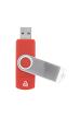 AP AP864123 - TwistDrive Plus RABS OTG USB memória - Piros