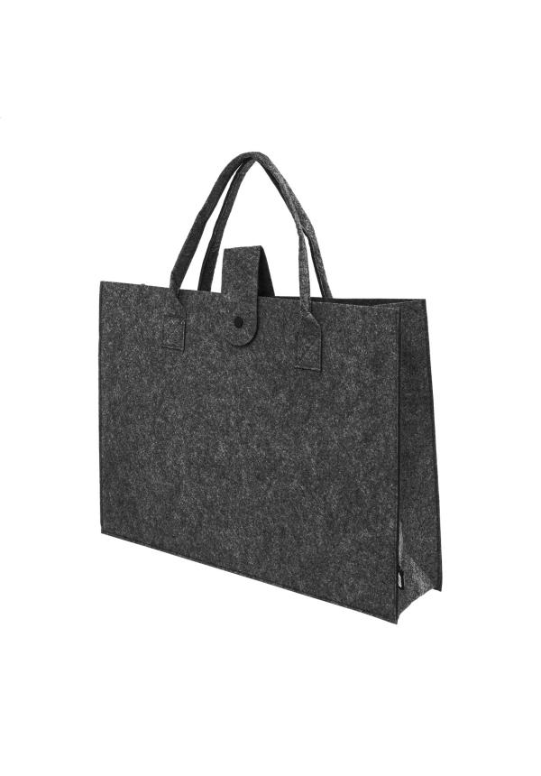 AP AP800093 - Refelt Shop Lux RPET bevásárlótáska - Sötétszürke