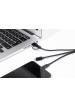 AP AP864127 - Rafob kulcstartós USB töltőkábel - Fekete