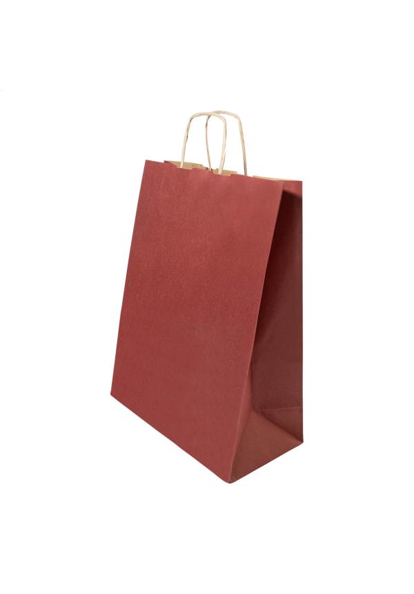 AP AP719608 - Papbag L papír ajándéktáska, nagy - Burgundi Vörös