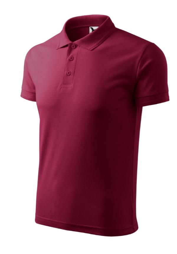 A 203 - Pique Polo - garnet A 203 - Pique Polo - garnet