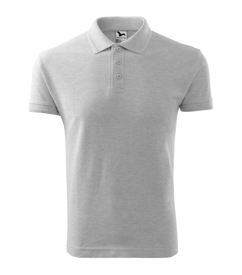 Unisex póló - világosszürke melír Unisex póló - világosszürke melír