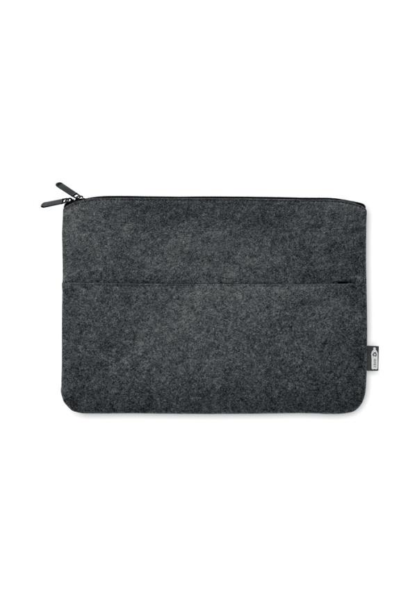 MO MO6419 - RPET filc cipzáras laptoptáska - Kőszürke